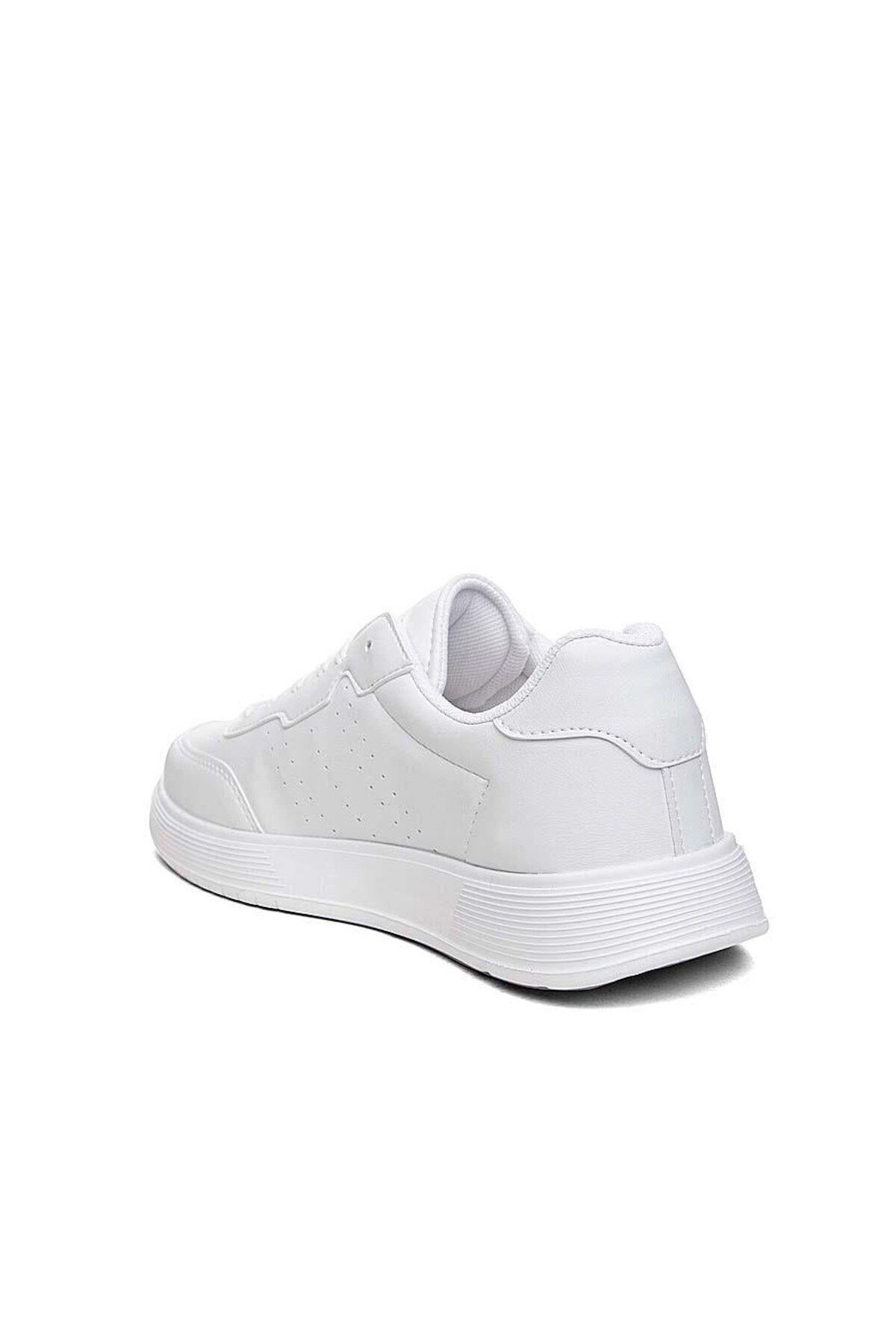 Beyaz Unisex Hafif Taban Günlük Yürüyüş Rahat Sneaker Spor Ayakkabı