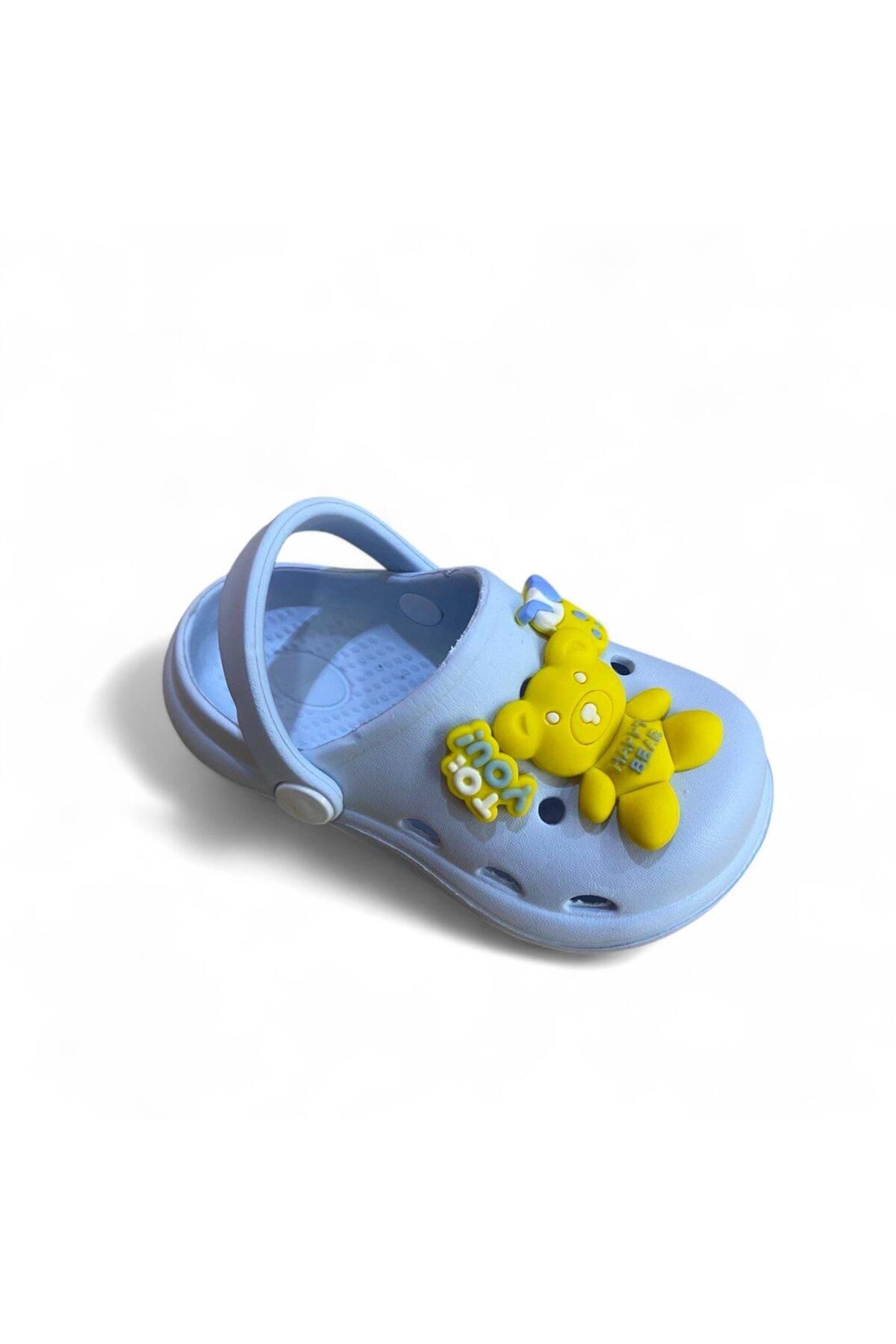 Mavi Ayıcıklı Unisex Çocuk Terlik&Sandalet