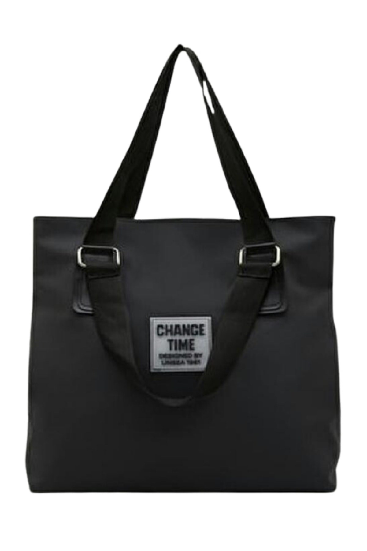 Siyah Günlük El ve Omuz Askılı Shopper Kadın Çanta