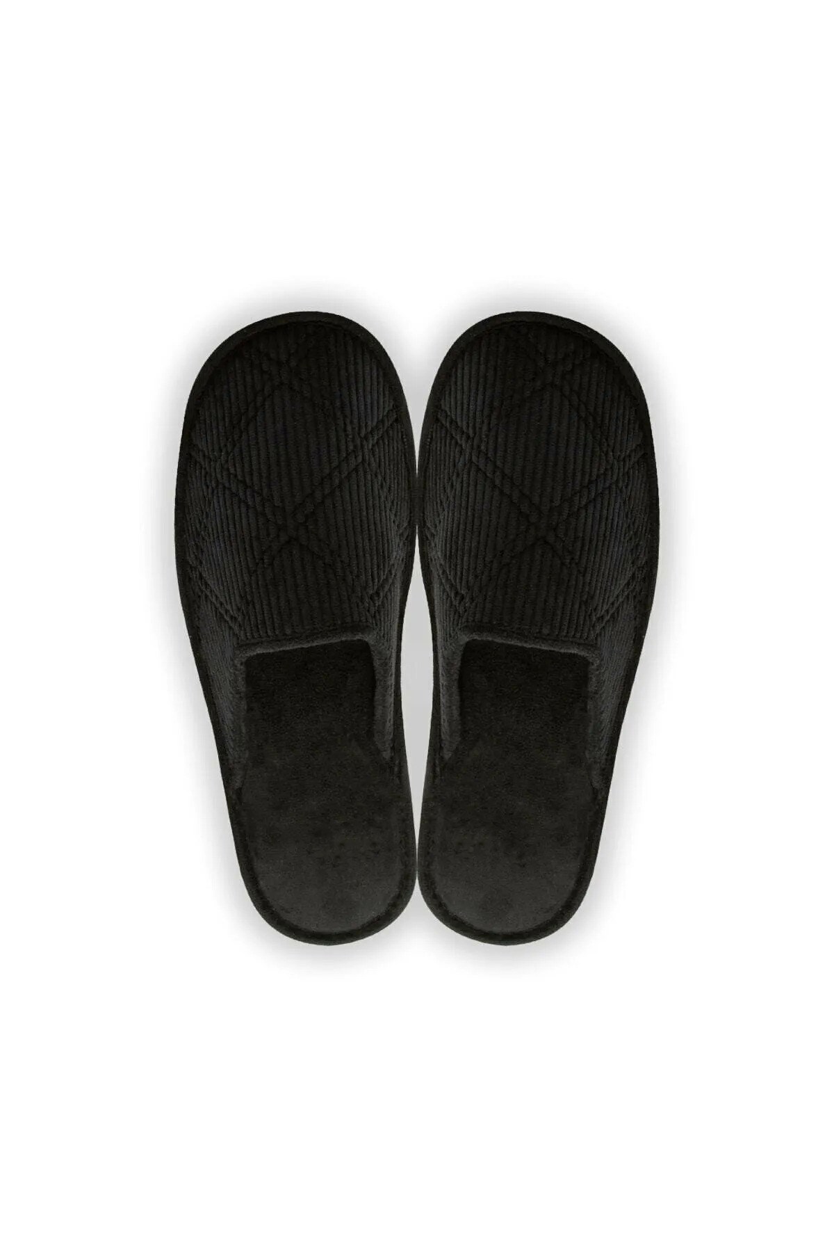 Comfort Unisex Siyah Ev Terliği Rahat Hediyelik Çeyizlik Misafir Terliği