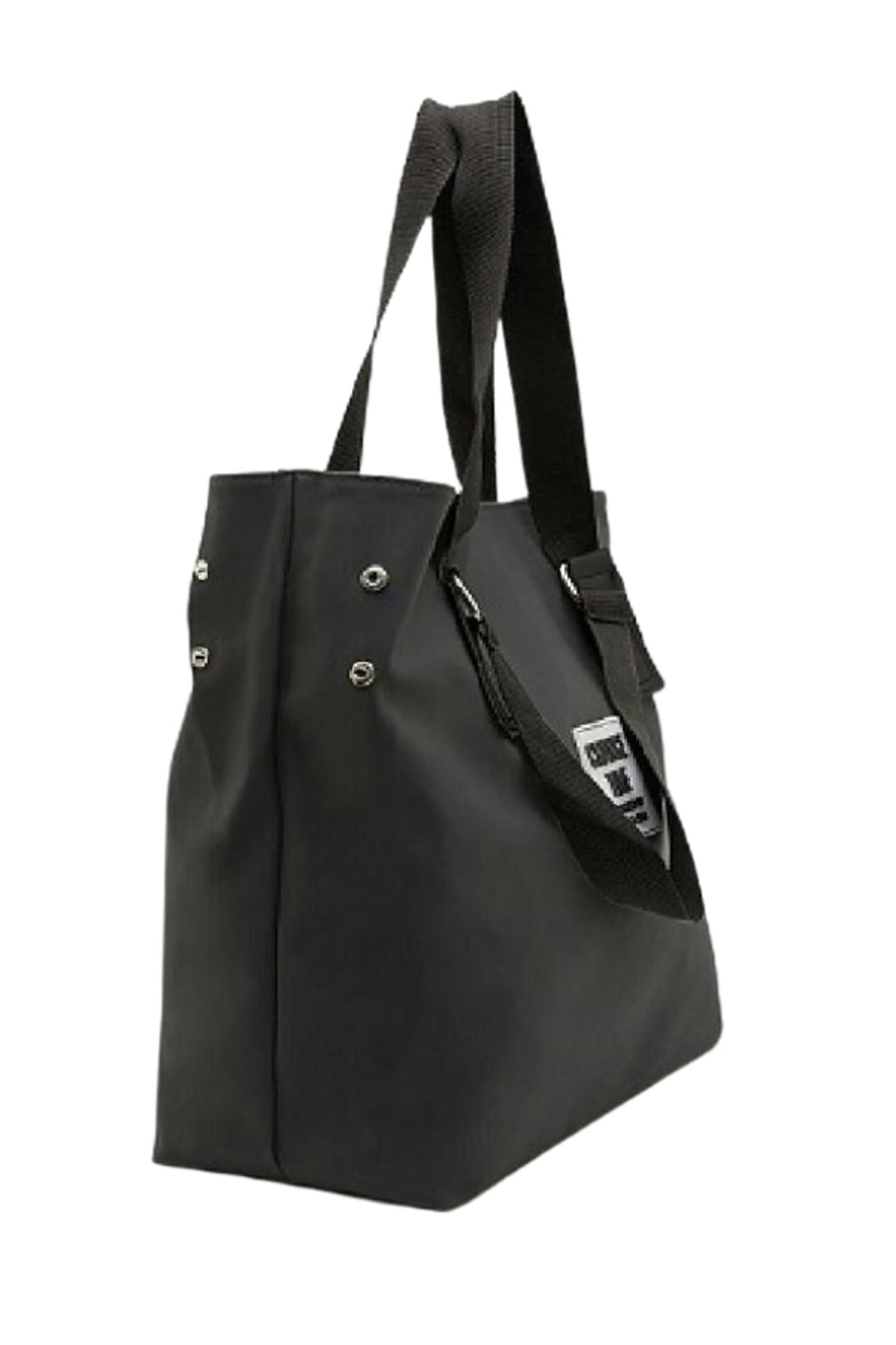 Siyah Günlük El ve Omuz Askılı Shopper Kadın Çanta