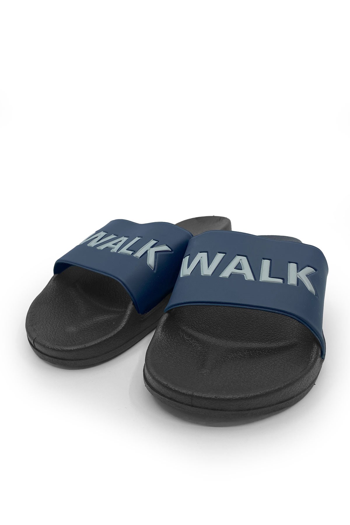 Walk Lacivert Gri Havuz Plaj Günlük Erkek Terlik