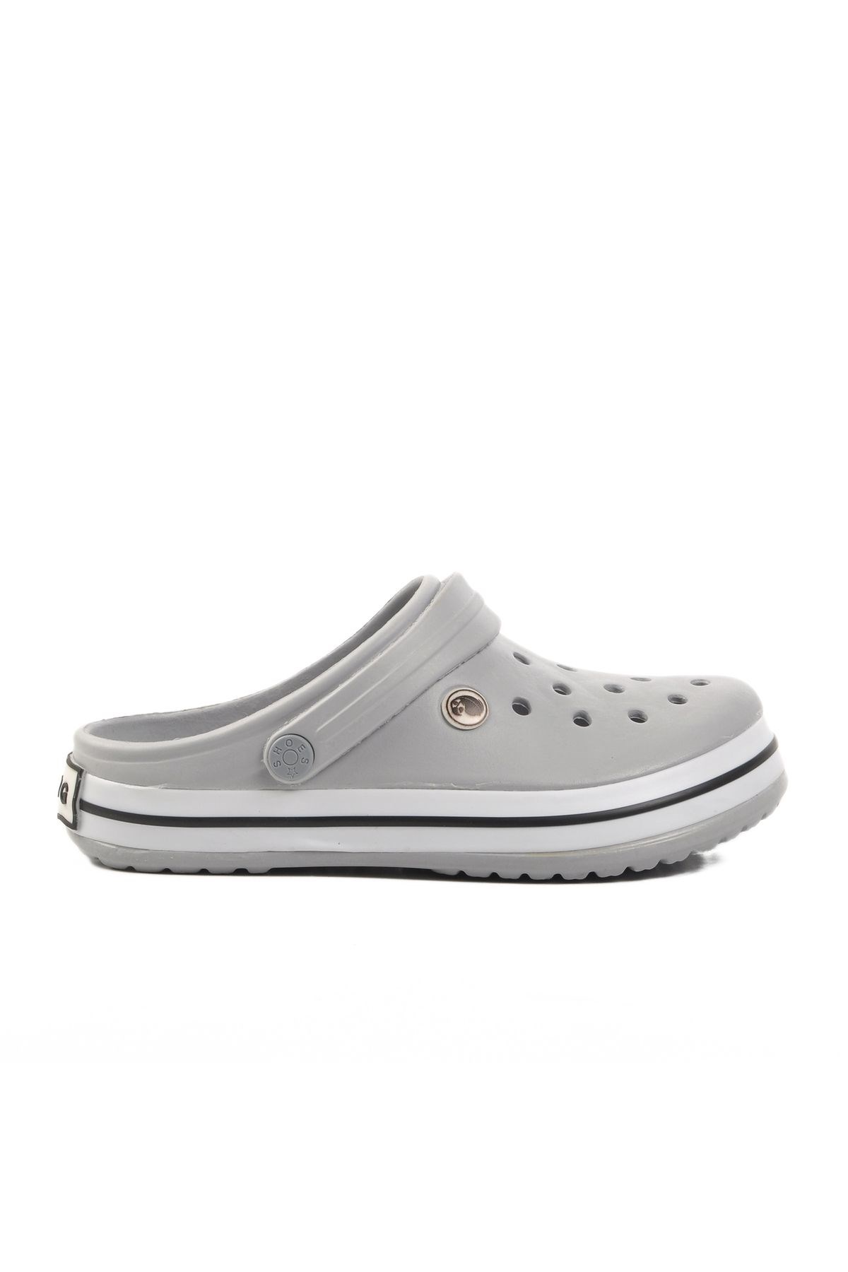 Buz-Gri Anatomik Comfort Ortopedik Günlük Erkek Terlik&Sandalet