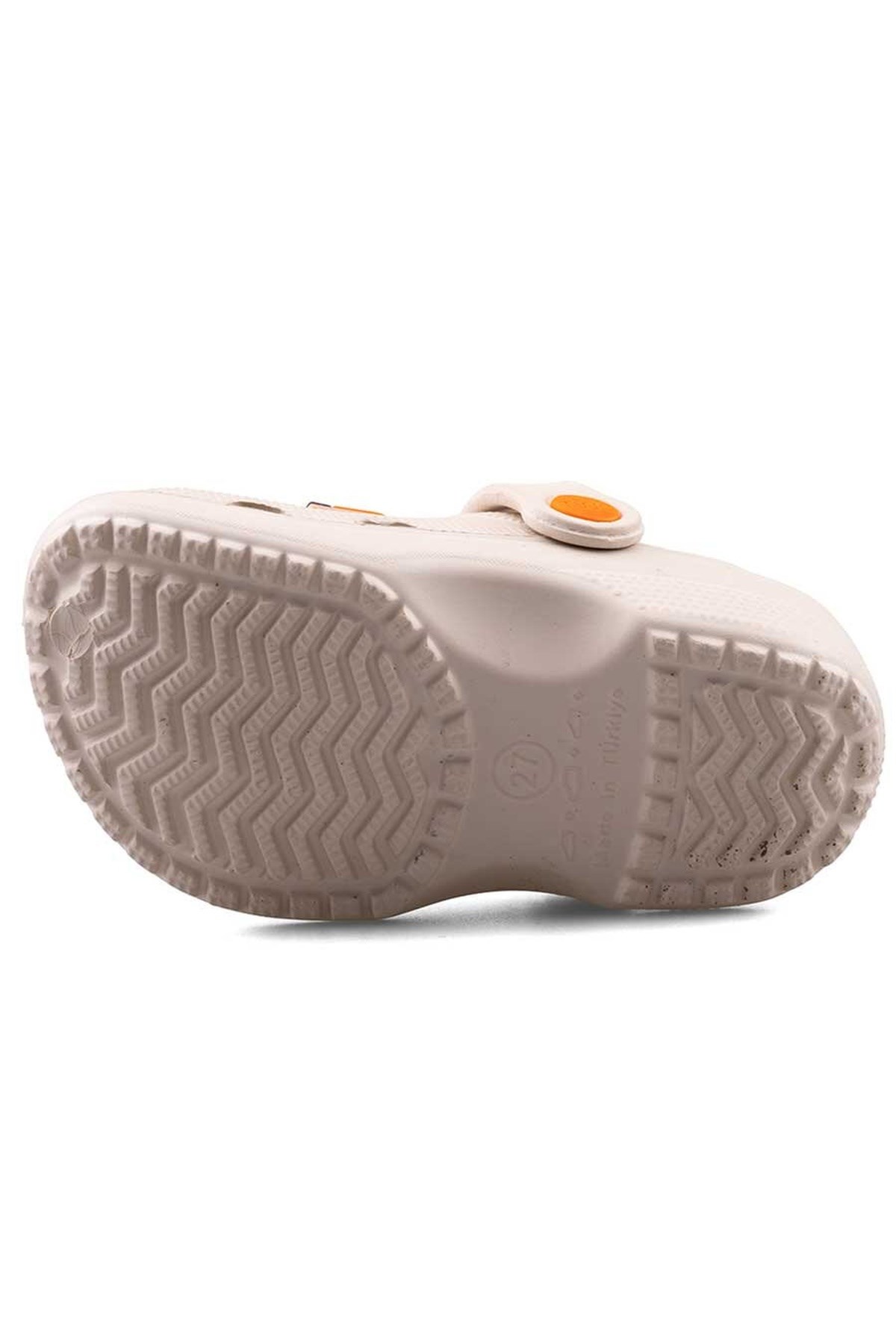 Ekru Figürlü Günlük Bahçe Sahil Plaj Kreş Unisex Çocuk Terlik & Sandalet